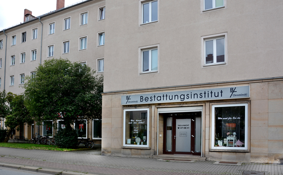 Filiale in der Nürnberger Straße vom Bestattungsinstitut Chrominski GmbH aus Dresden